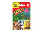 Card game for children with monkey, panda, and giraffe characters, featuring 3 levels of play.