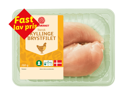 MADVÆRKET Kyllingebrystfilet uden vand