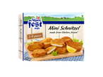 Alpen Fest Mini Schnitzel de frango, congelado, embalagem de 500g
