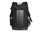 Black Crivit backpack with polka dot pattern.