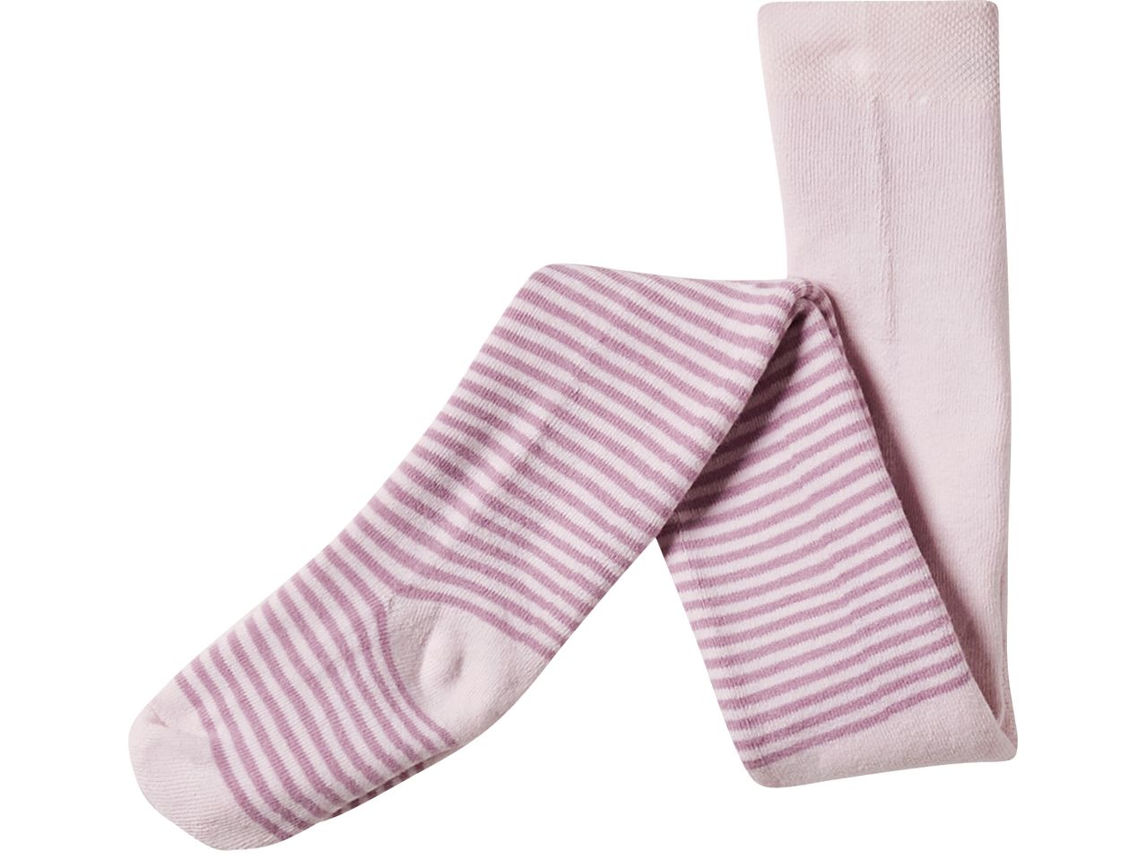 Бебешки чорапогащник в розово и бяло на райета