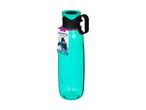 Sistema Hydrate vandflaske i turkis med sort låg og håndtag, 850 ml.