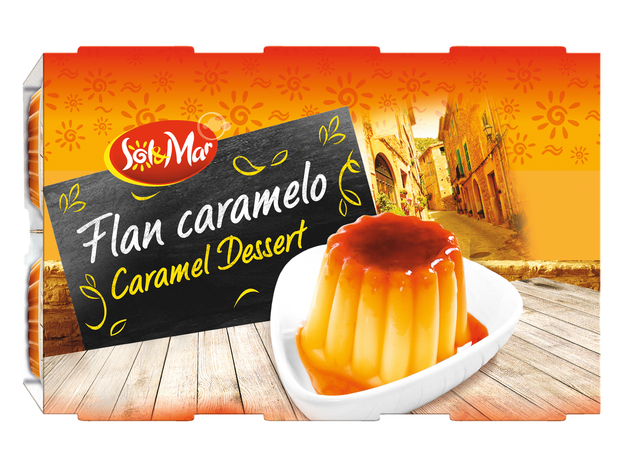 Deser mleczny o smaku waniliowym z karmelem SOL&MAR