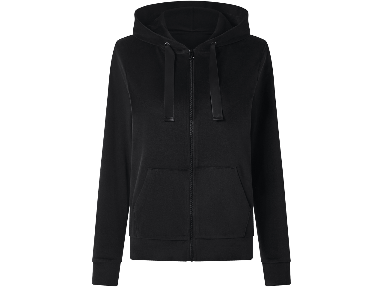 Must lukuga kapuutsiga pusa taskutega.