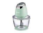 SilverCrest food chopper with a light green base and motor unit