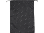 Saco preto com cordão da marca esmara, para mala de viagem.