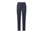 Navy blue striped trousers
