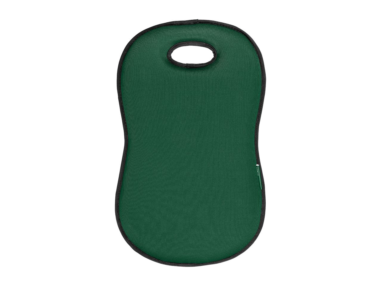 Green foam garden kneeling pad with a built-in handle