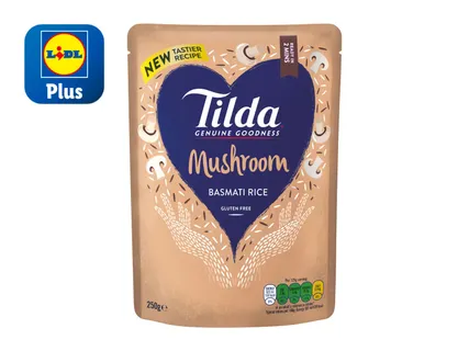 Tilda Mushroom Basmati £0.99 with Lidl Plus In store from 22.05