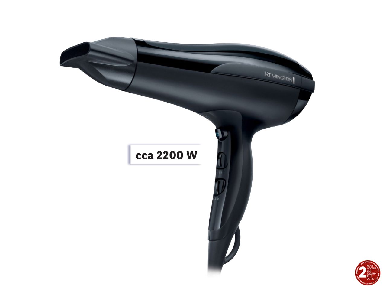 Remington fen za kosu, cca 2200 W, s dvogodišnjim jamstvom.