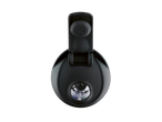 Capacul negru al unui shaker Silvercrest® Kitchen Tools, cu deschidere și buton.
