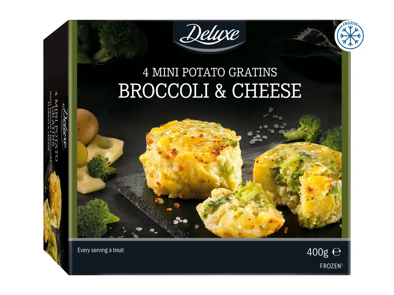 4 Mini Potato Gratins Broccoli & Cheese