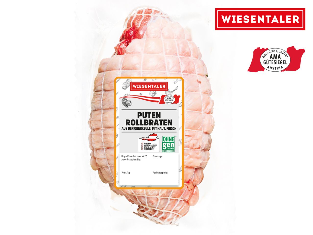 Gehe zu Vollbildansicht: AMA Puten Rollbraten natur - Bild 1