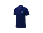 Temno modro Crivit polo majico z logom Lidl Trek.