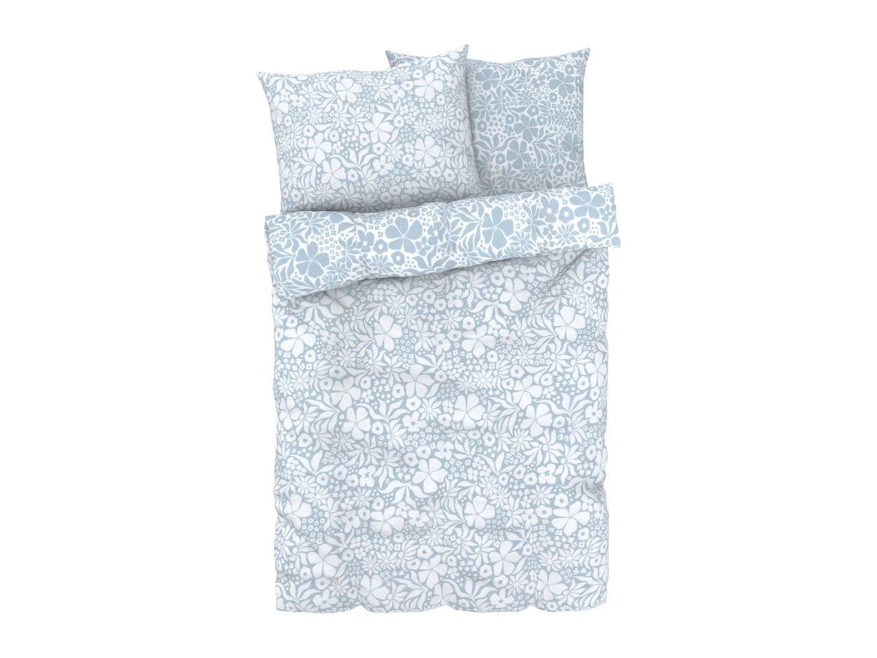 Go to full screen view: Livarno Home Renforcé Duvet Cover Set - Double - Image 2