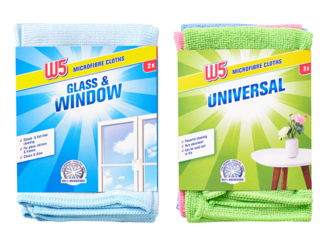 W5 mikrokiudlapid klaasidele ja universaalseks kasutamiseks