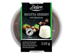 Deluxe Rikotas deserts ar lazdu riekstiem, tumšās šokolādes virskārtu, skaidiņām, 110g
