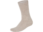 Calze beige di cotone.