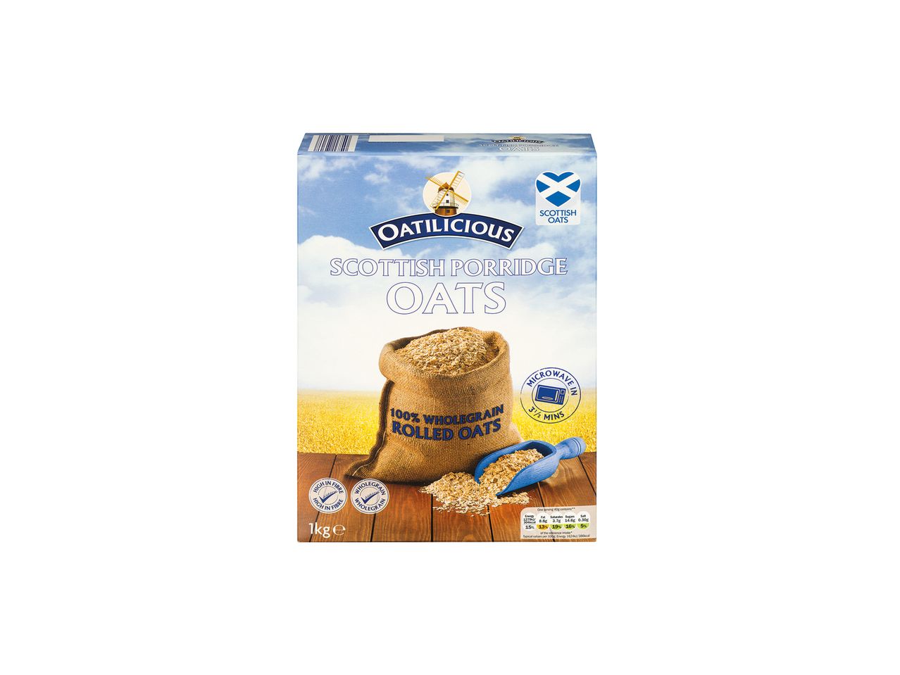 Go to full screen view: Oatilicious Scottish Porridge Oats - Image 1