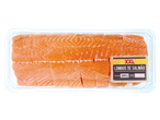 Embalagem de lombo de salmão XXL de 1000g.