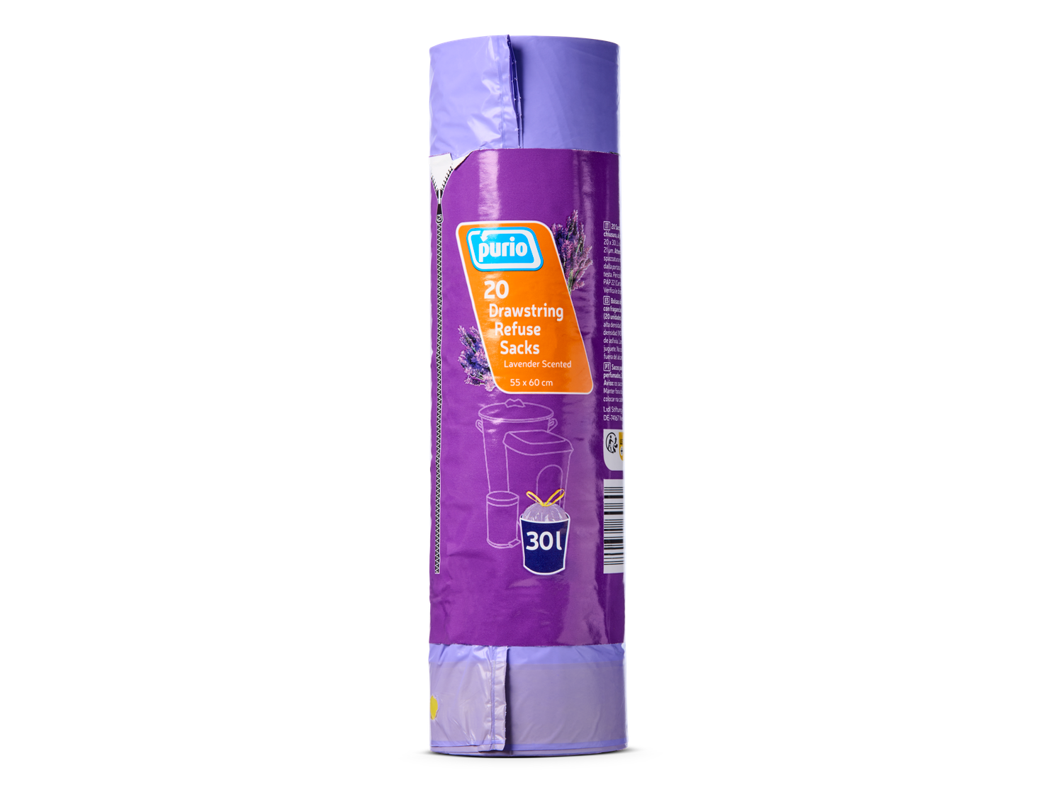 Vuilniszakken met lavendelgeur 30 L