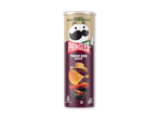 Pringles Texas BBQ Sauce chipsrør med papirbaseret bund og grilltema.