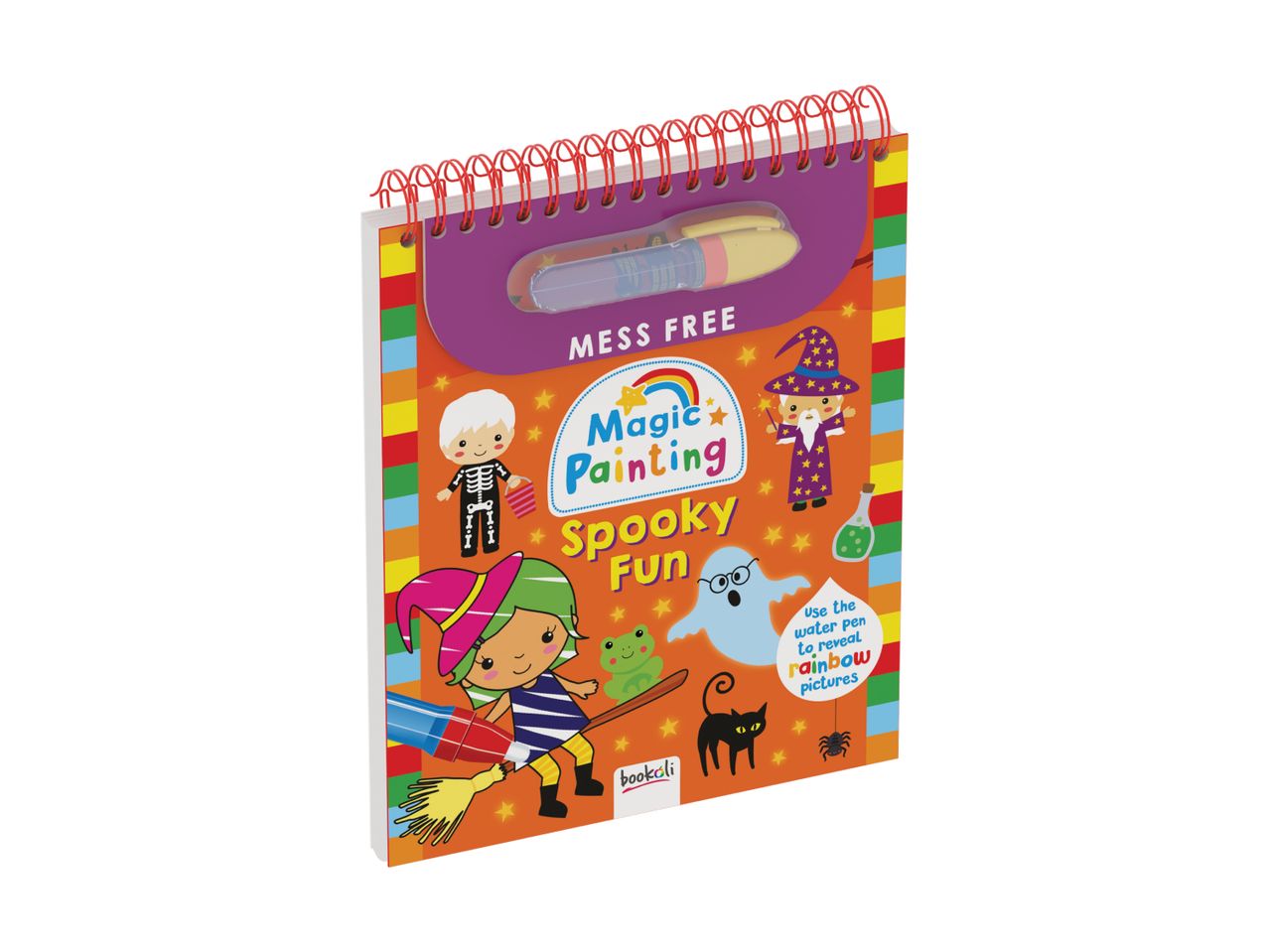Magic Painting Spooky Fun activity book with a water pen