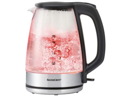 Silvercrest® Kitchen Tools Стъклена eлектрическа кана за вода