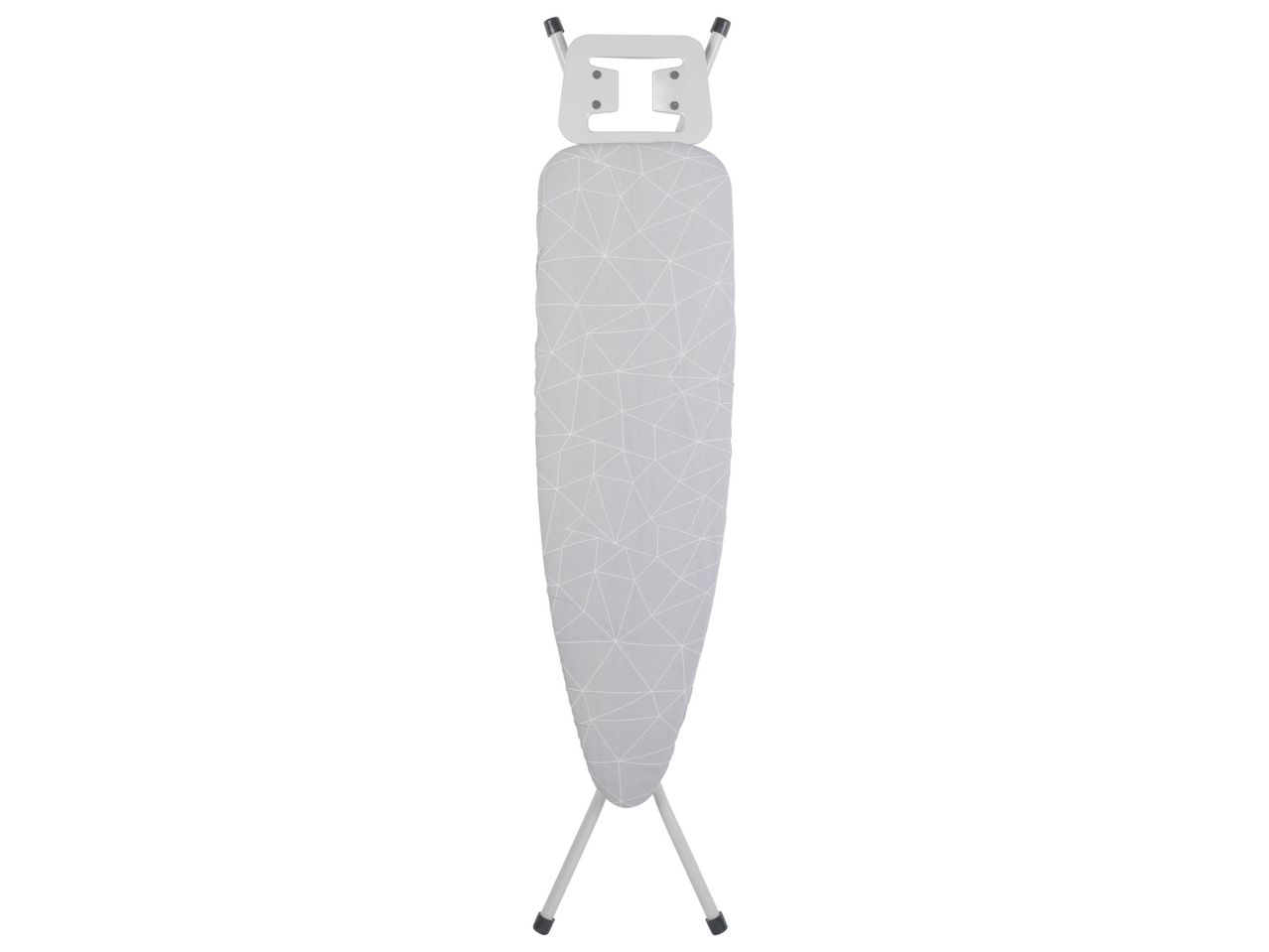 Ironing board with a geometric pattern cover