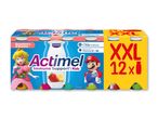Actimel Kids jordbær & banan yoghurt med Super Mario-tema, 12x XXL-pakke.