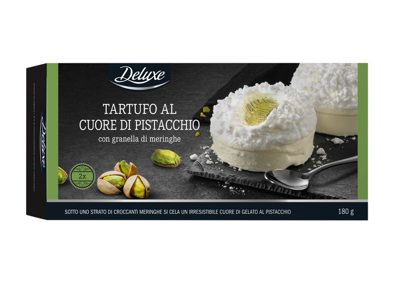 Tartufo al cuore di pistacchio