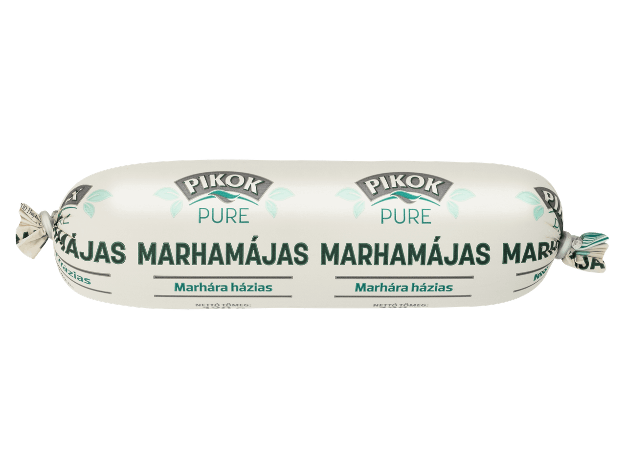 Marhamájas pástétom fehér csomagolásban, zöld feliratokkal.