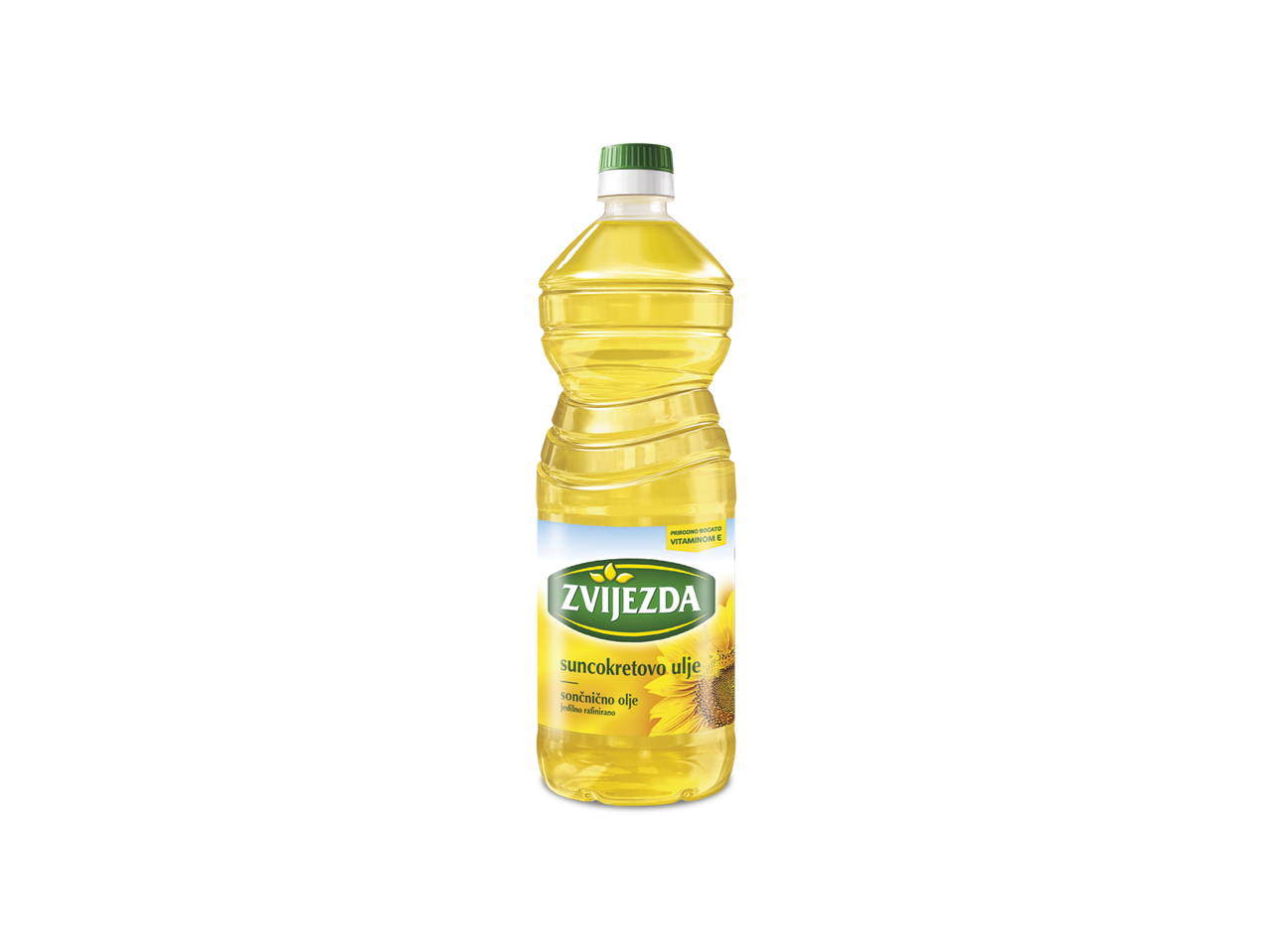 Boca suncokretovog ulja s natpisom 