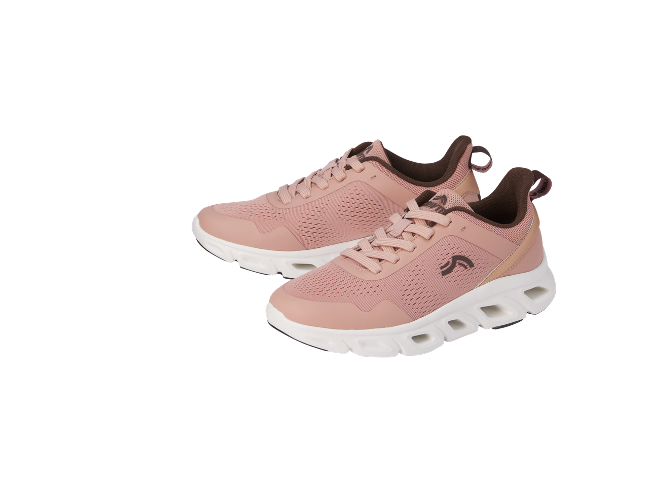 A pair of pink On Cloud sneakers