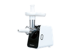 SILVERCREST® 300W Electric Mincer, white and black, with attachments