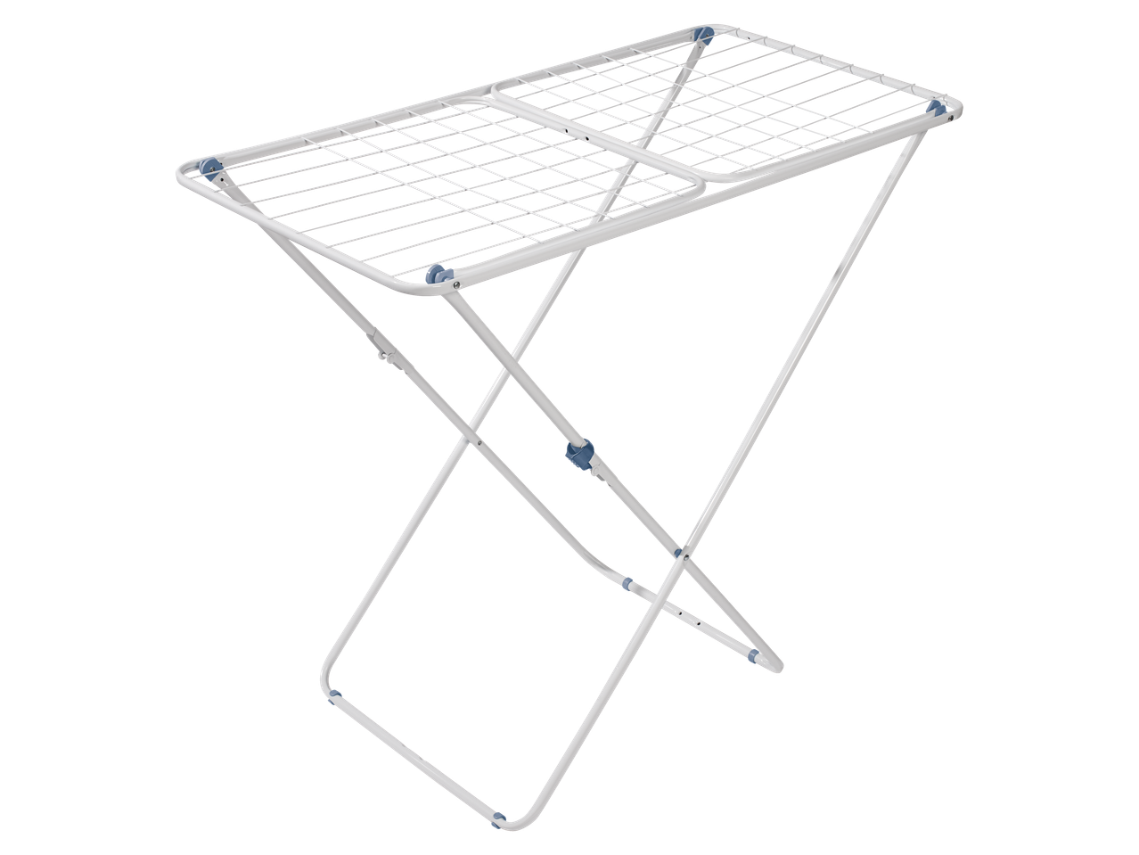 W5® сушилник за дрехи, бял, сгъваем