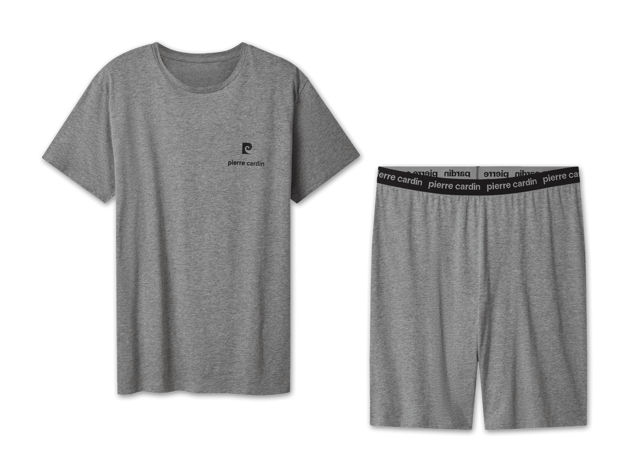 Pierre Cardin: Graues T-Shirt und Shorts im Set.