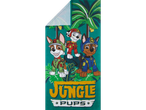 Toalha de praia Paw Patrol com tema de selva.