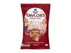 A bag of potato crisps with a Blazin' BBQ flavour, featuring a picnic scene with a grill and crisps.