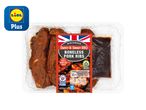Lidl Plus: Birchwood Sweet & Smoky BBQ boneless pork ribs with smoky BBQ sauce.