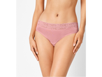 Pink Lace Trim Hipster Briefs