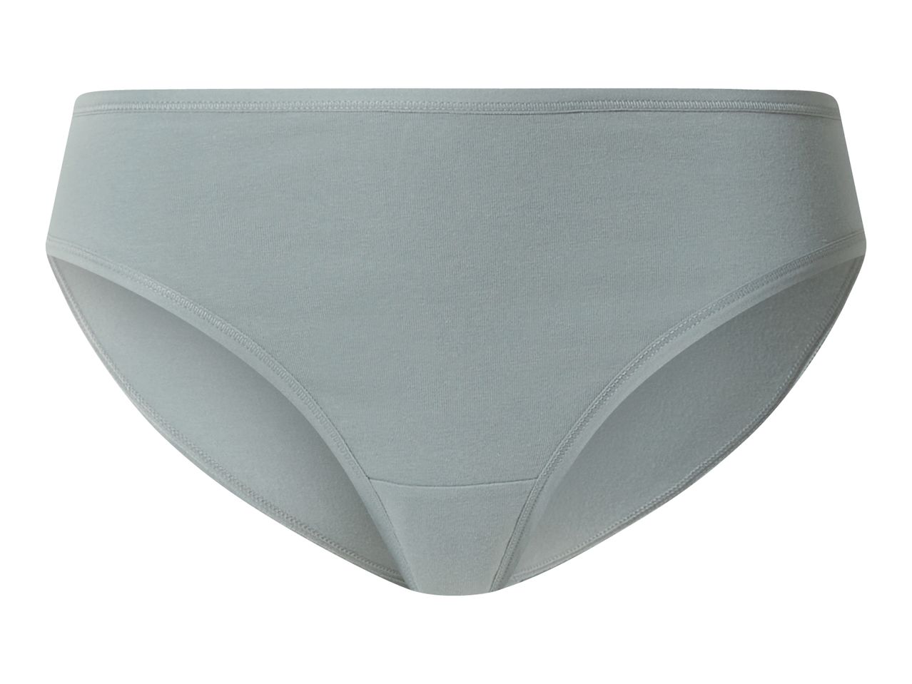 Light grey women's cotton briefs with a simple design.