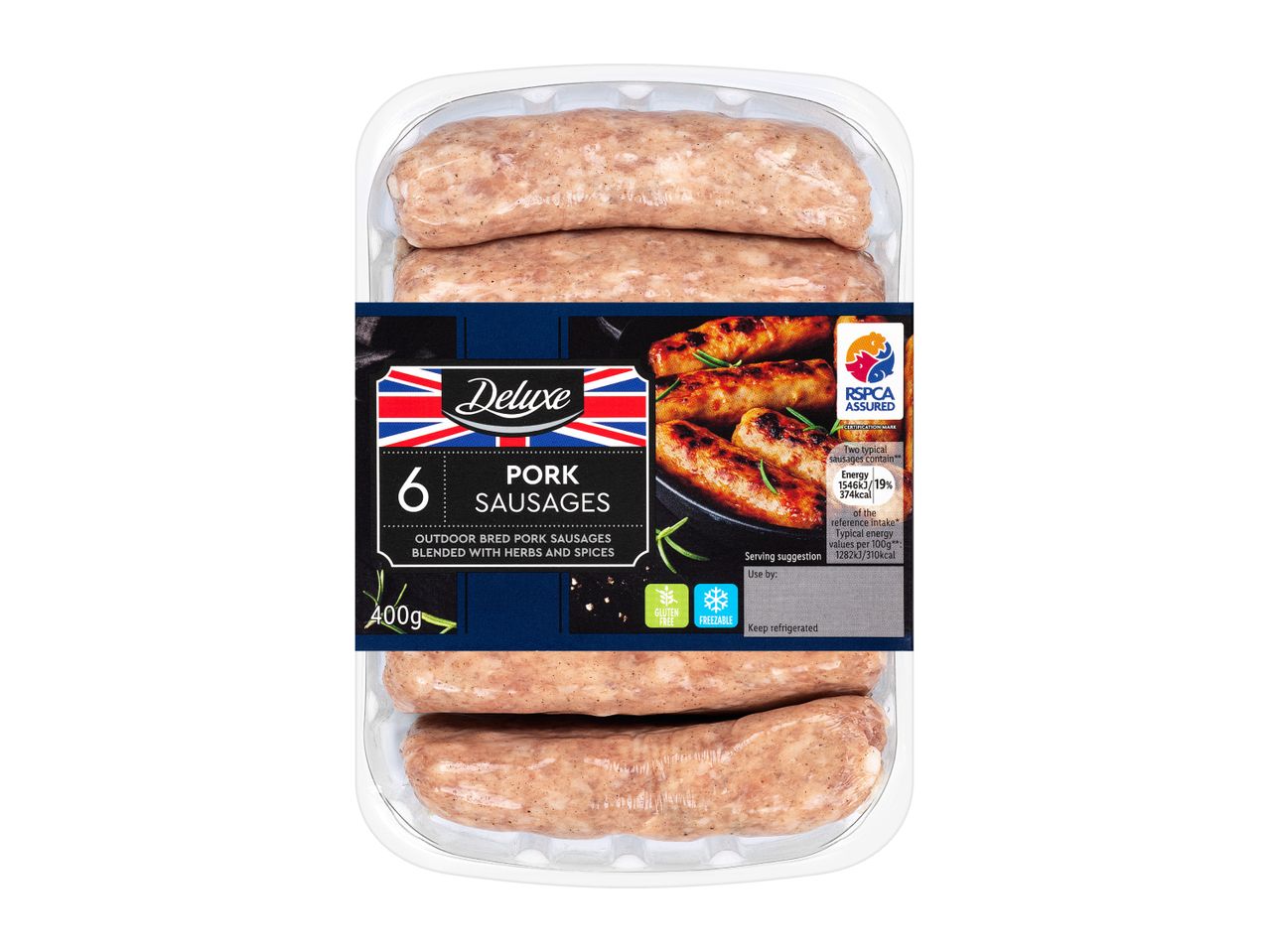 Deluxe RSPCA Pork Sausages