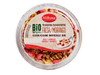Iogurte Milbona bio com muesli de morango e framboesa.