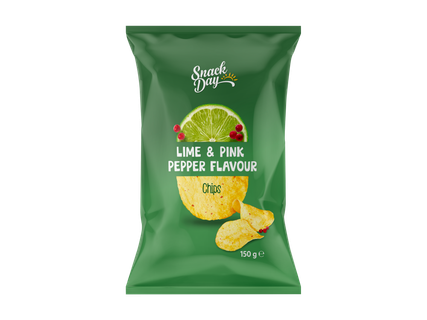 Chipsuri cu lime și piper roz