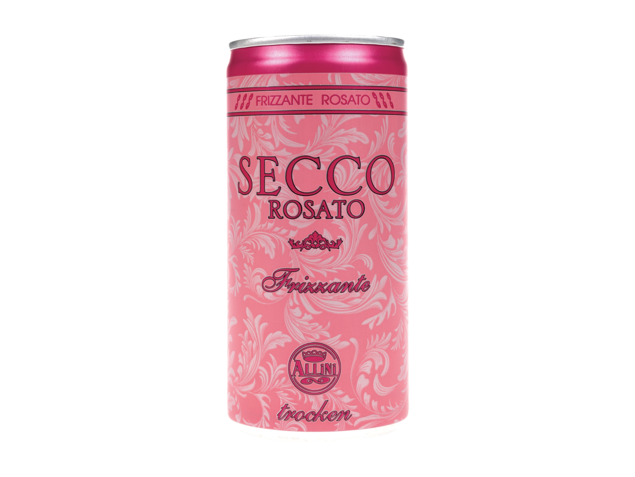 Secco Rosato frizzante Allini în cutie.