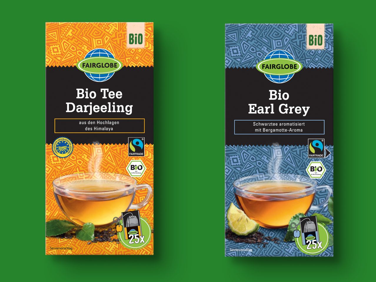 Gehe zu Vollbildansicht: Fairglobe Bio Fairtrade Tee - Bild 1