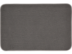 Livarno Bath Mat in dark grey with a textured surface and rounded corners