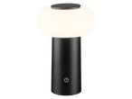 Bärbar LIVARNO home LED-bordslampa med svart bas och strömbrytare