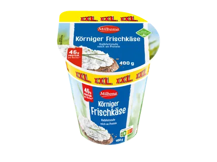 XXL Milbona Körniger Frischkäse